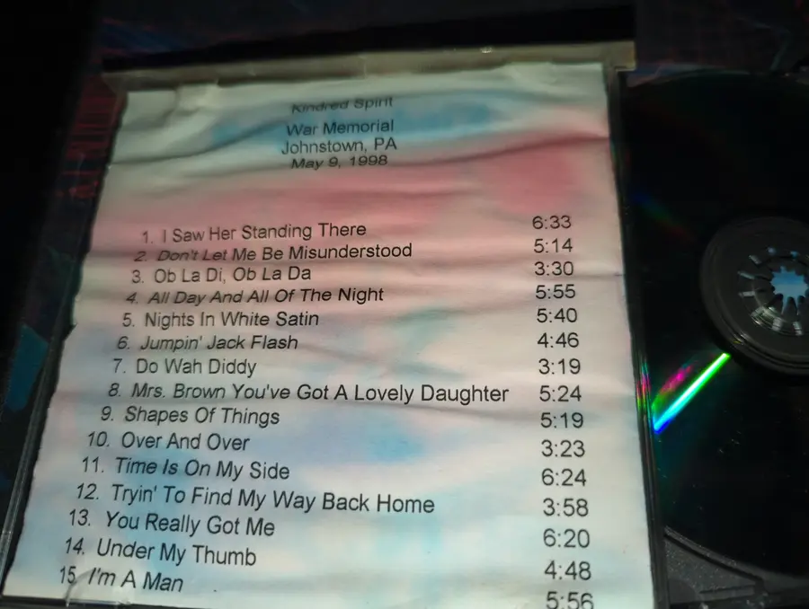 Live at the War Memorial cover
